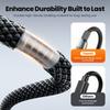 TOOCKI X118C2 1.2m USB-A / USB-C To USB-C / iP 480Mbps Data Cable PD 100W Fast Charging Cable with E-Marker Chip for Laptop Phone
