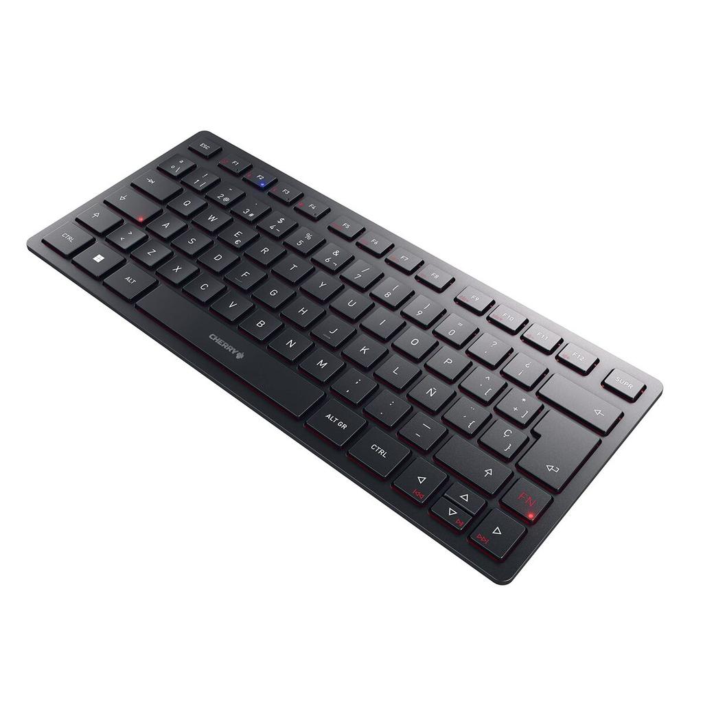 Keyboard Cherry KW 9200 MINI Black Spanish Qwerty QWERTY