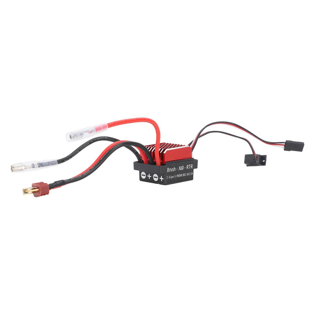 320A RC Brushed ESC Two Way Electronic Speed Controller with Brake for 1 10 RC Car Boat