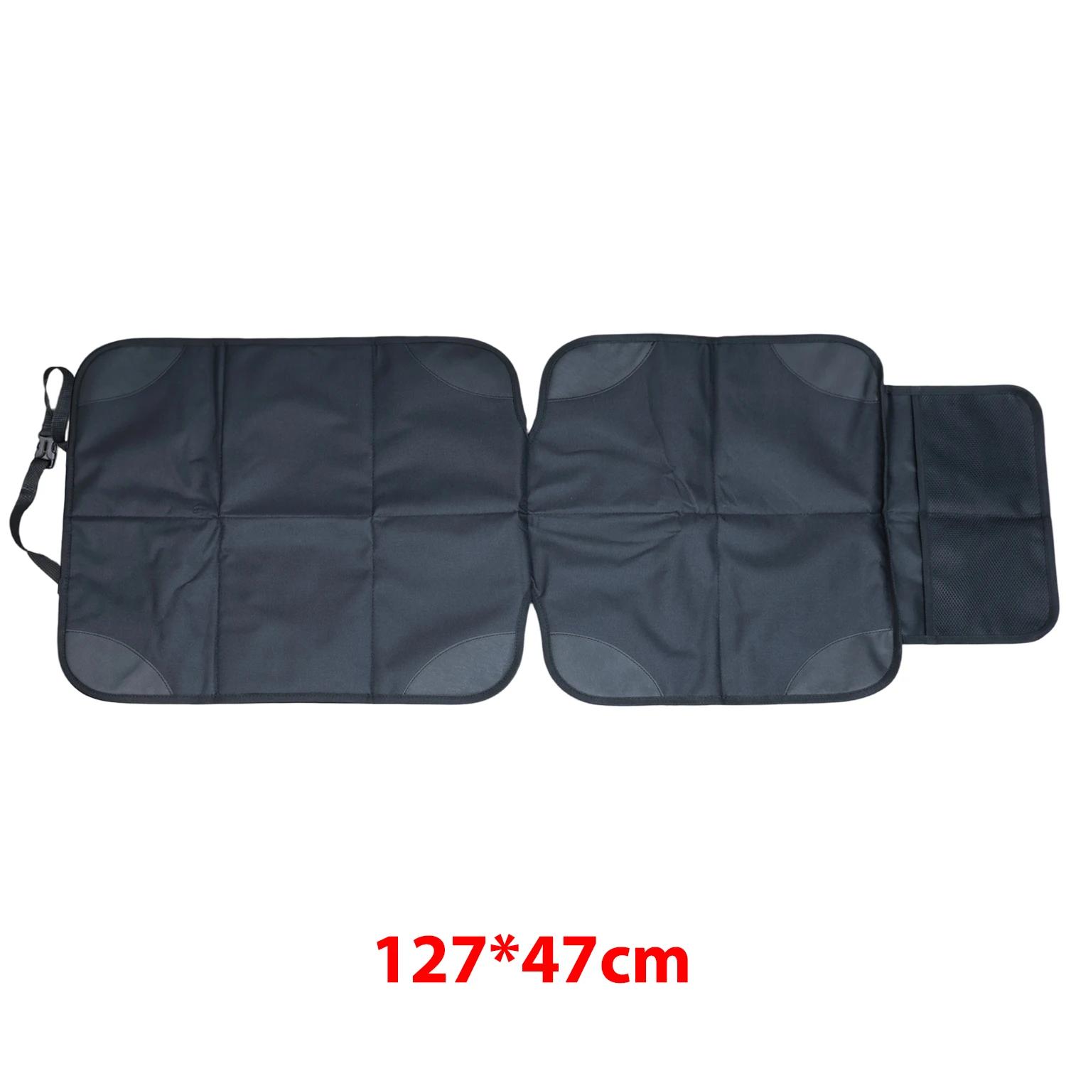 

Car Seat Protector Cover Waterproof Anti-Scratch Stain Resistant with Storage Pockets Car Interior for Child Baby Pet Non-Slip