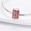 925 Silver Charms Camera drinks Cola Ice Cream Beads Fit Bracelet Original DIY For Women Jewelry Gifts
