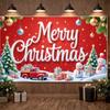 Christmas Party Banner Holiday Print Winter Holiday Banner Xmas Celebration Background Star Decorations Xmas Event Display