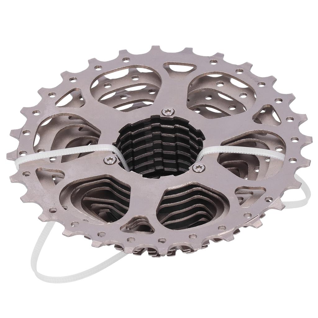 BOLANY Road Bike 9 Speed Freewheel Bicycle 11‑28T Cassette Flywheel Replacement Silver