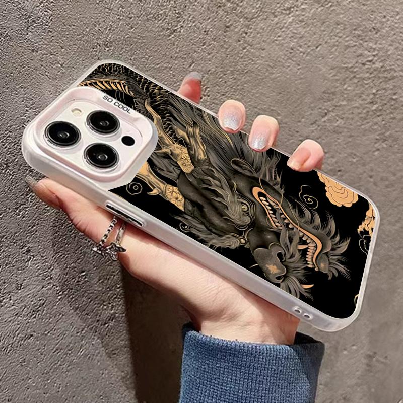 

Чехол для Redmi Note 13 12 11 Pro Plus 5G 4G 10 11S 12S 10 12 Turbo Redmi 13C Священный китайский Лун Золотой Дракон Чехол для телефона Redmi Note 13 Pro 4G