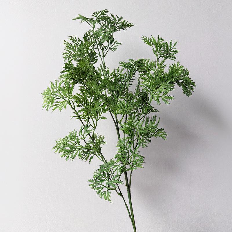 Realistic Fortune Tree Leaf Bunch - Artificial Green Plant Decoration for Indoor Landscaping and Photography Props