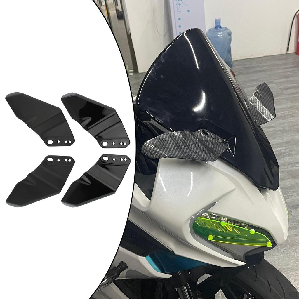 1 paar Winglet Spoilers Motorcycle Fits for CBR600Rr/1000R650954 VFR1200 VFR800 Nsr250