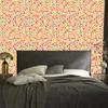 Wallpaper Flowers Cream, Coral and Peach for Living Room and Bedroom 50x1000