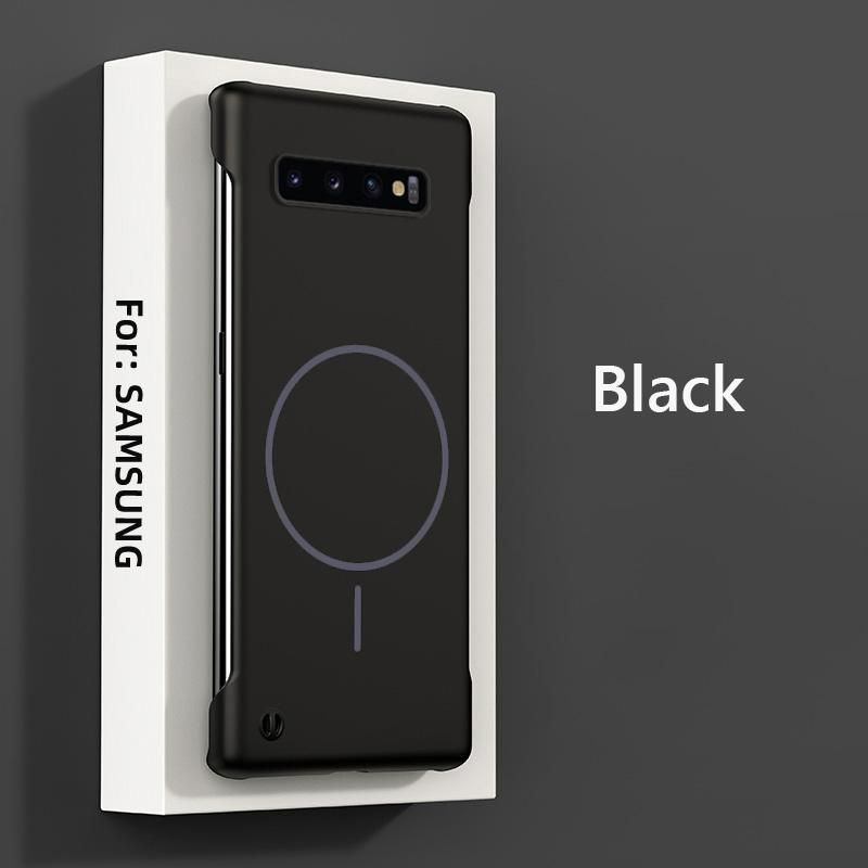 For Magsafe Frameless Magnetic Wireless Charging Phone Case For Samsung Galaxy S10 Plus S10Plus Slim Hard Back Cover