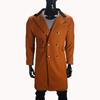 2024 European Plus Size Men's Woolen Coat - Casual Jacket for Stout Build