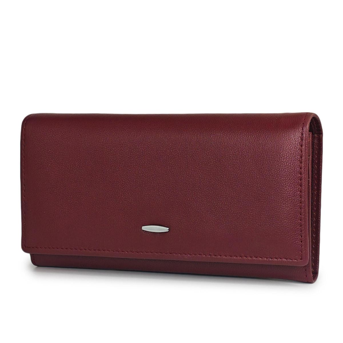 

Модный женский длинный кошелек из 100% натуральной кожи, большой вместимости, с множеством отделений для карт, многофункциональный клатч 18.5*10*3.5CM