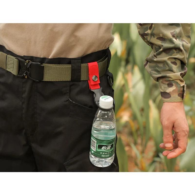 Outdoor Multi-Purpose Mesh Hook, Nylon EDC Climbing Buckle Clip, Backpack Water Bottle Holder Clip, Climbing Campsite Artifact