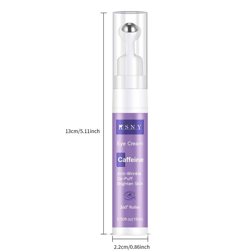 Rollerball Eye Hydration Essence Nourishing Massage 15ml Eye Cream Moisturize and Brighten Skin Tone Revitalize and Nourish Hydrate