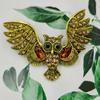 Shell Owl Brooches For Women Unisex Bird Pins Animal Lapel Pins Office Party Friend Gifts Jewelry Accessories