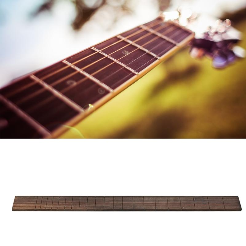 Podstrunnica z palisandru do gitary z 21 progami Ręcznie robiona podstrunnica do gitary typu Cigar Box Akcesoria do gitary DIY Trwała