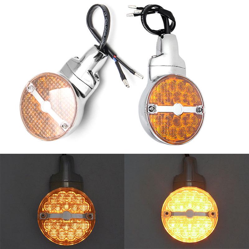 

3 Светодиодные передние указатели поворота для Harley Glide Road King