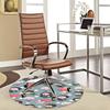 1pc Anime Cartoon Design Round Carpet - Office Chair Mat, Non-Slip Rug for Home Decor, Living Room, Bedroom
