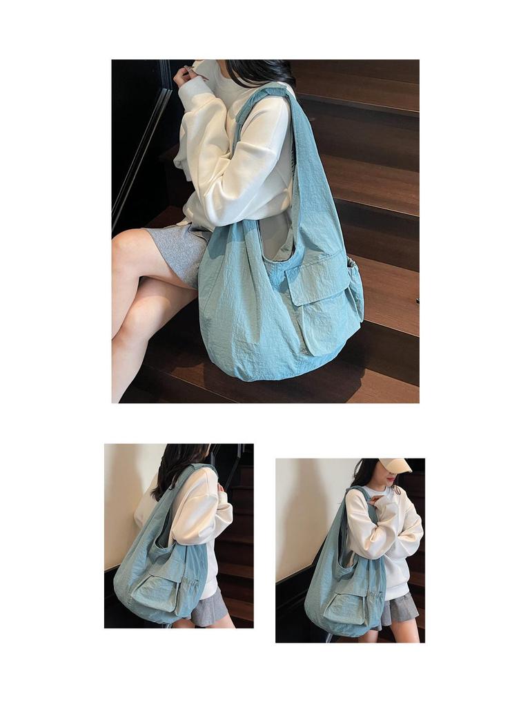 Jednobarevná oxfordská taška přes rameno - Velká kapacita, Horký prodej, Korejská dojížděcí taška pro ženy