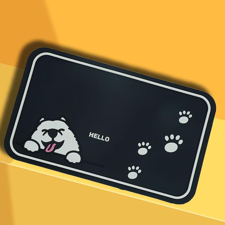 

Car Anti-Skid Mat Cartoon Dashboard Non-Slip Phone Pad PVC Mat Heat-Resistant Washable Anti-skid Pad for Phone Key Card Holder