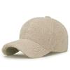 HT4927 Baseballkappe Berberfleece Herbst Winter Mützen für Männer Frauen Einfarbig Einfach Verstellbar Snapback Kappe Männlich Weiblich Baseballmütze
