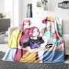 1pc KPop Demon Hunters27 Blanket, Gift, for Men and Women, Soft Blanket, Good for Sofa Bed Couch Travel, Lightweight Flannel Blanket