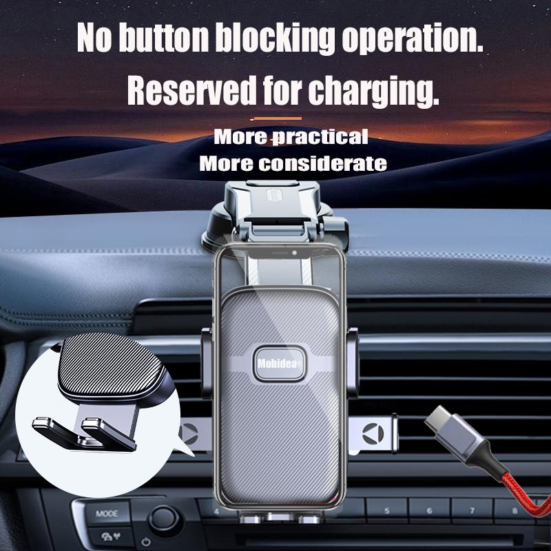 Portable vehicle mounting bracket powerful suction cup base spiral design 360° rotatable universal mounting bracket for vehicle