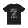 Little Voices In My Head Keep Telling Me Get More Rats Funny Rat Lover T Shirt Vintage Unisex Streetwear Comfortable