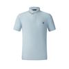Fila Golf Series Short Sleeve Outdoor Sports Polo Shirt Men Tops Mist-Blue A11M535103F-BU