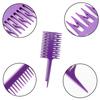 Professional Hair Comb Hair Dyeing Highlight Hair Brush Fish Wide Tooth Zone Comb Barber Hairdressing Comb Hair Styling Tool