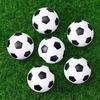 White and Black 32mm Foosball Table Football Replacement Balls (Pack of 6)