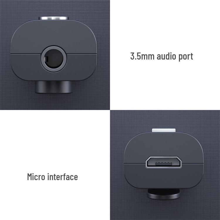 3,5 mm AUX Bluetooth 5.0 Audio-Empfänger für Auto, Stereoanlage und Kopfhörer mit Sprachanruffunktion