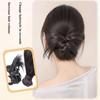 Lockiger Zopf für Mädchen, Chignon, synthetischer Haarring zum Einclipsen, zum Aufwickeln, unordentlicher Dutt, Pferdeschwanz, glattes Haargummi, flauschiges falsches Haarteil