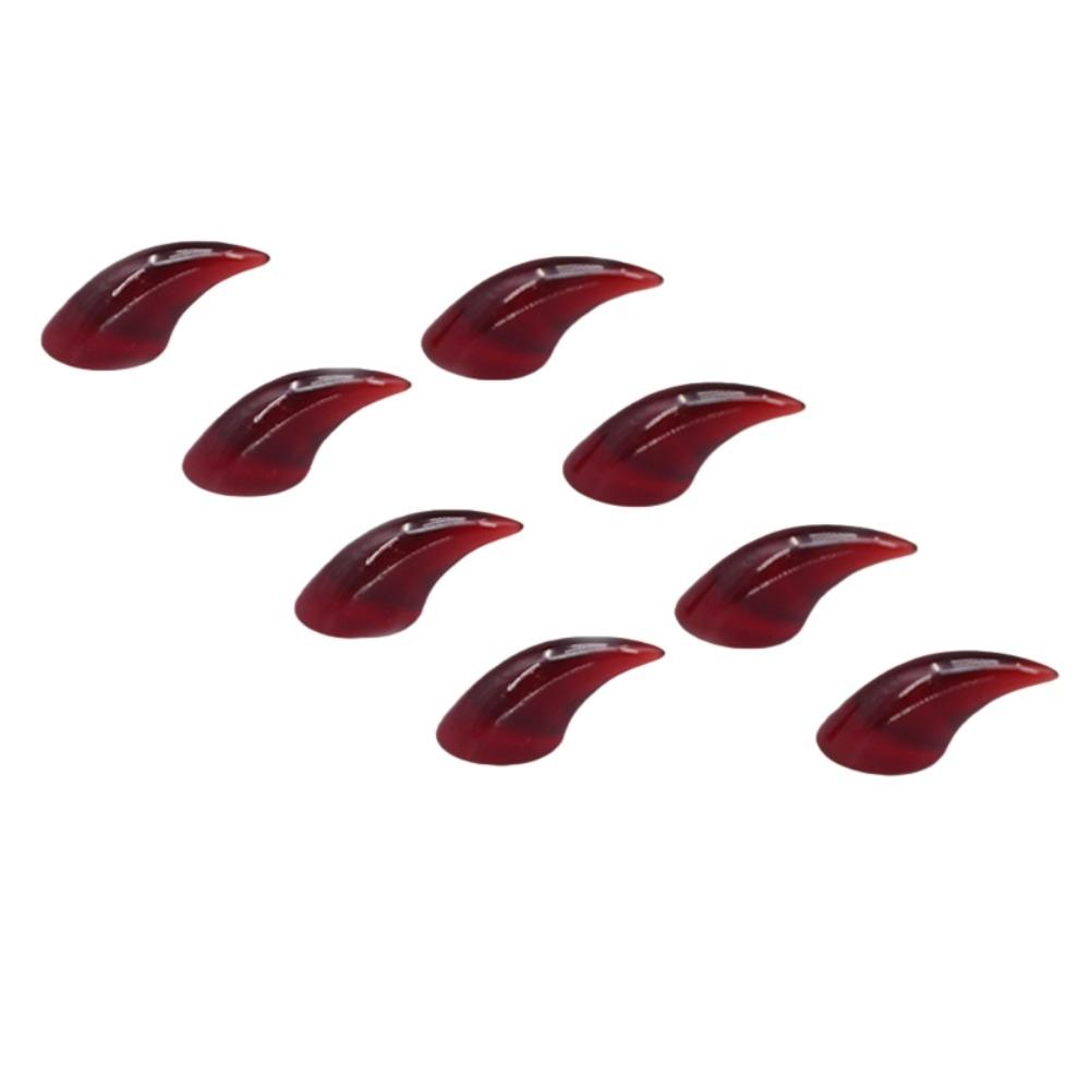 8 Stück Spitz/Stumpf Pelzige Krallen Nägel Epoxid DIY Tierpfoten Zubehör Cosplay Kostüm Zubehör