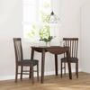 VidaXL Dining Chairs Cushions 2 Pcs Brown Solid Rubber Wood, Dining Chair, Chair, Living Room Chair, Chairs At 4102500