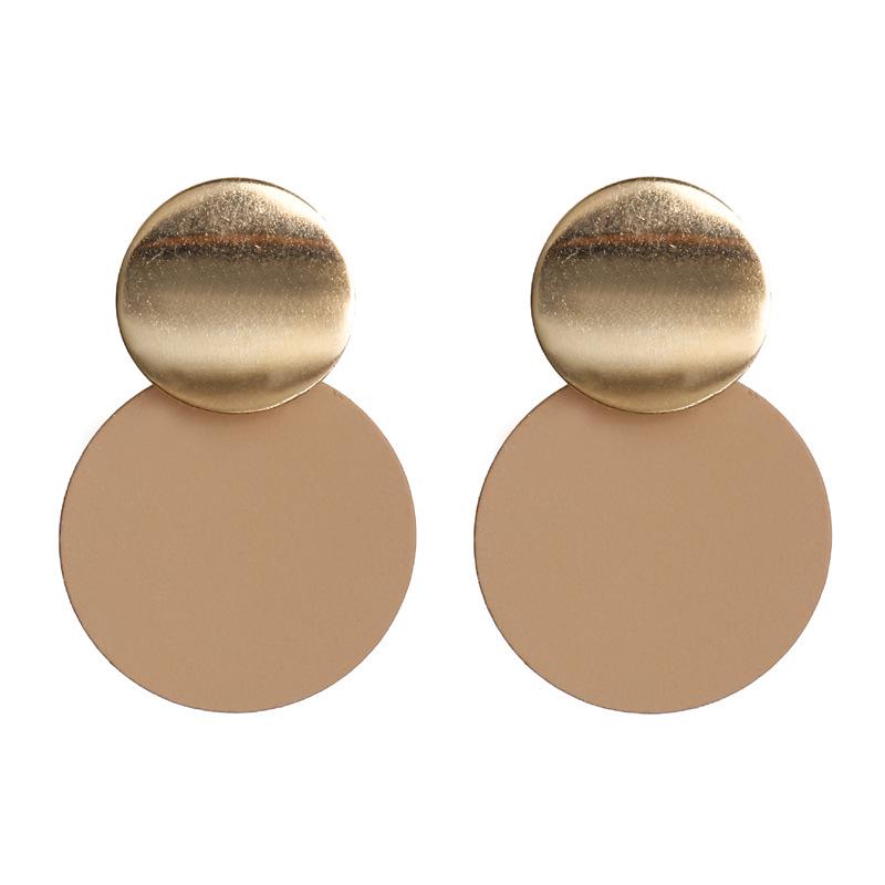 Ohrringe für Frauen und Mädchen, Ohrhänger, Sommer, Bohemian-Mode, niedlich, geometrisch, rund, Geschenk, Party, bunter Schmuck