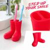 Rain Boot Shaped Toothbrush Holder Stand, Bathroom Storage for Toothbrushes and Toothpaste