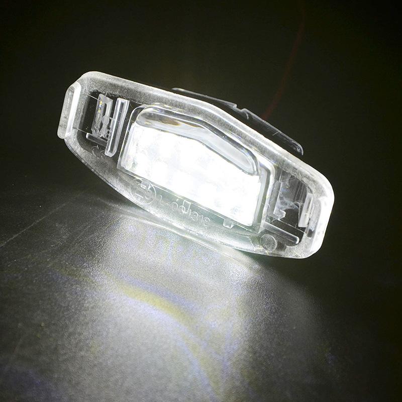 LED Rear License Plate Light White Fit For Honda Odyssey 99-04 City Mk4 02-08  Accord 03-12 Acura MDX RL TL Car