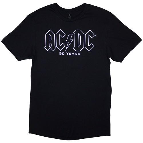 AC/DC Unisex Adult History Logo T-Shirt