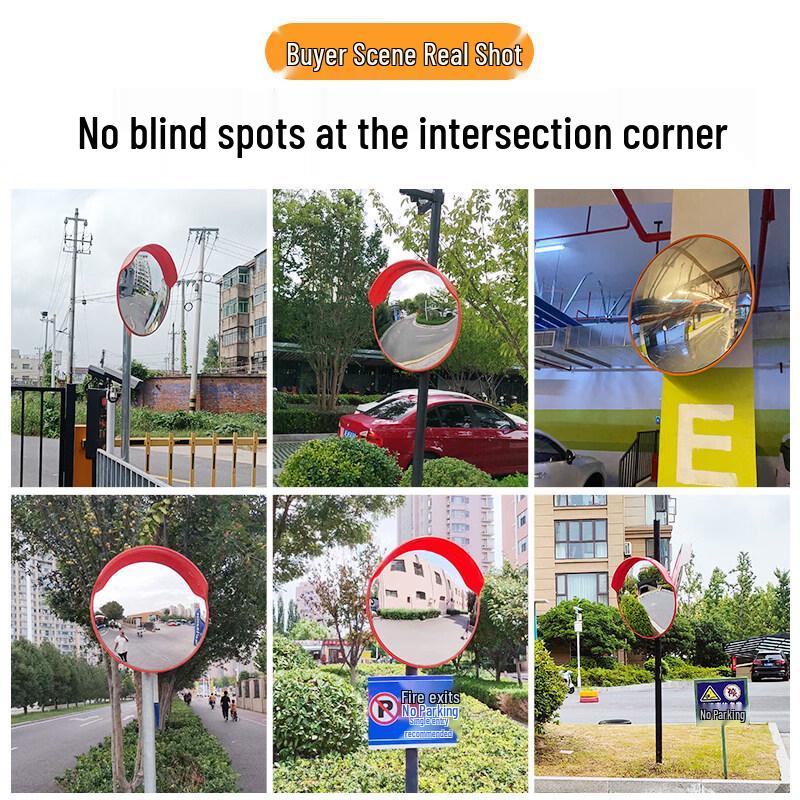 Jun Dingying Thickened 75cm Wide-Angle Traffic Mirror