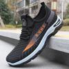 Flying woven men's shoes spring, men's casual shoes breathable mesh sneakers men's