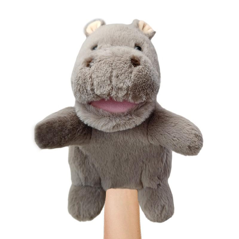 Cartoon Animal Hand Puppet Plush Doll for Kids' Interactive Play