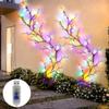 1pc Willow Vine Lights USB DIY 8 Modes Twinkle Vine Light 1.8M/5.9FT 96LEDs For Walls Bedroom Christmas Wedding Outdoor Decor