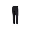 Adidas Neo Striped Logo Cuffed Casual Sports Pants Men Bottoms Black HN1824