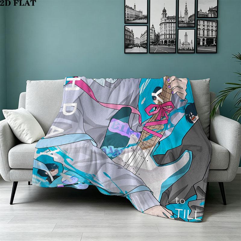 1PC Alien Stage Patterned Flannel Blanket Suitable For All Seasons For Home Decor Warmth And Comfort Gifts Holiday Present