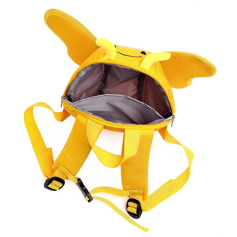 Adorable Cartoon Bee Toddler Backpack For Boys And Girls With Breathable And Waterproof Nylon Material