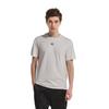 adidas T Shirts Men's Beige Crew Neck Moderate Straight Fit HE4368