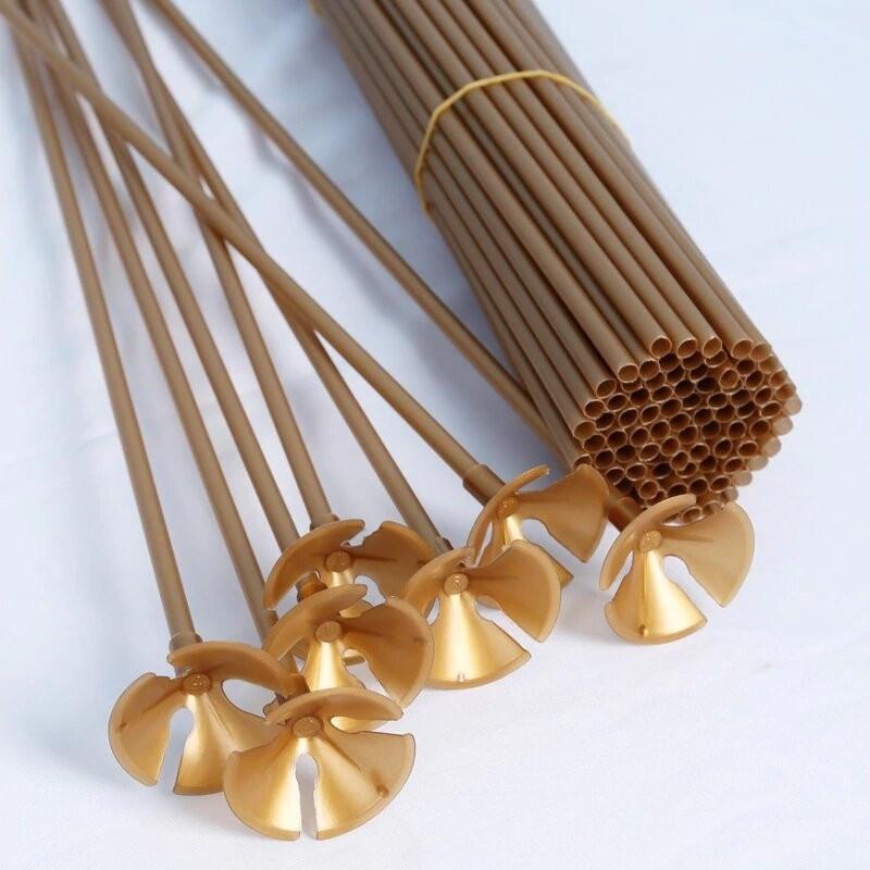 100p Hastes para Balões Acessórios para Balões Acessórios de Decoração para Festa Decoração de Feriado Balões Espessados Hastes de Suporte