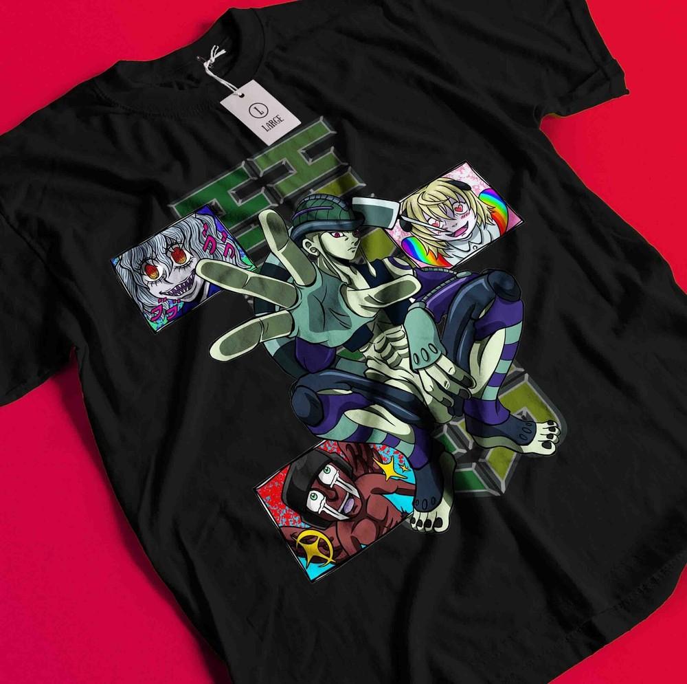 Meruem T-Shirt Hisoka Tshirt Gon Hunter HXH Anime Shirt Pitou Netero Killua Tee AA84