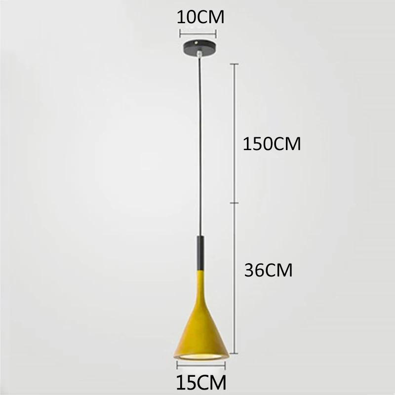 Nordic Modern Led Pendant Lights Kitchen Bars Home Bedroom Dining Table Hanging Lamp Cafe Indoor Lighting Living Room Decoration