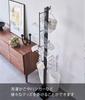Yamazaki Jitsugyo Folding Indoor Clothes Drying Black When W175 X D25 X H160cm Tower Laundry Drying Compact Storage Easy To Assemble 6620 Used