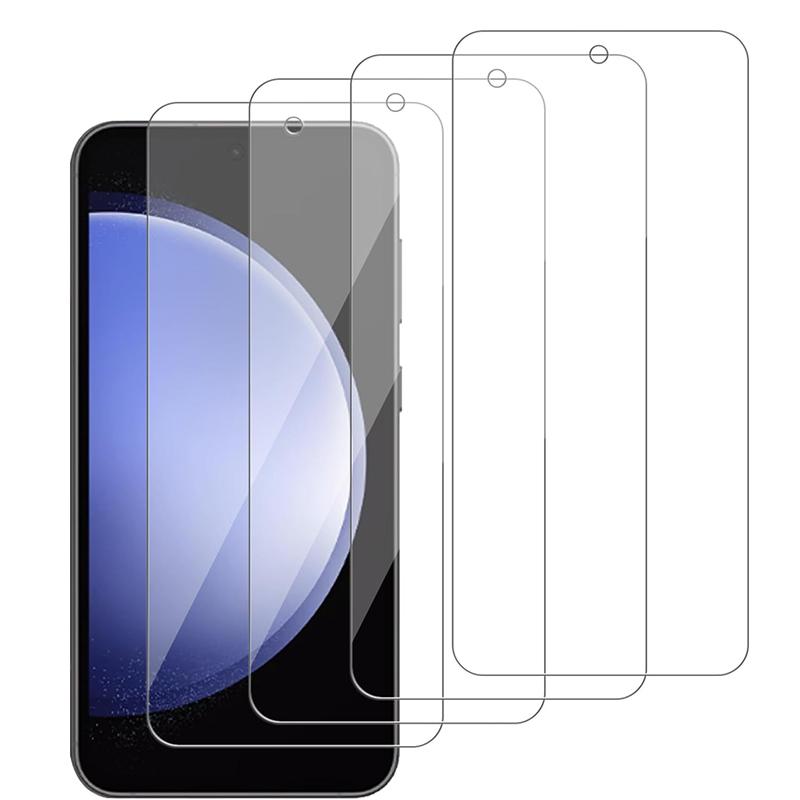 4pcs Premium Tempered Glass for Samsung Galaxy S26 S25 Edge S24 Ultra S23 S22 S21 Plus FE Note20 Screen Protector Fingerprint Unlock Glass Flim